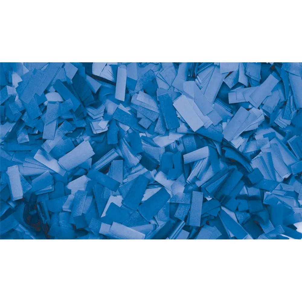 SHOWGEAR Show Confetti Rectangle 55 x 17mm Blue 1 kg