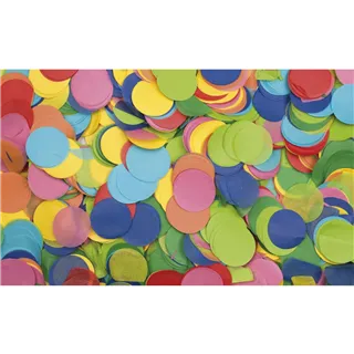 SHOWGEAR Show Confetti Round Ø55mm Multicolour 1 kg