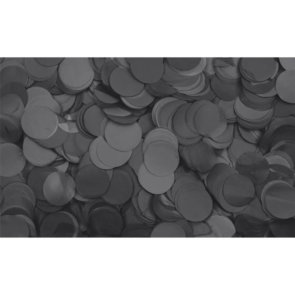 SHOWGEAR Show Confetti Round Ø55mm Black 1 kg