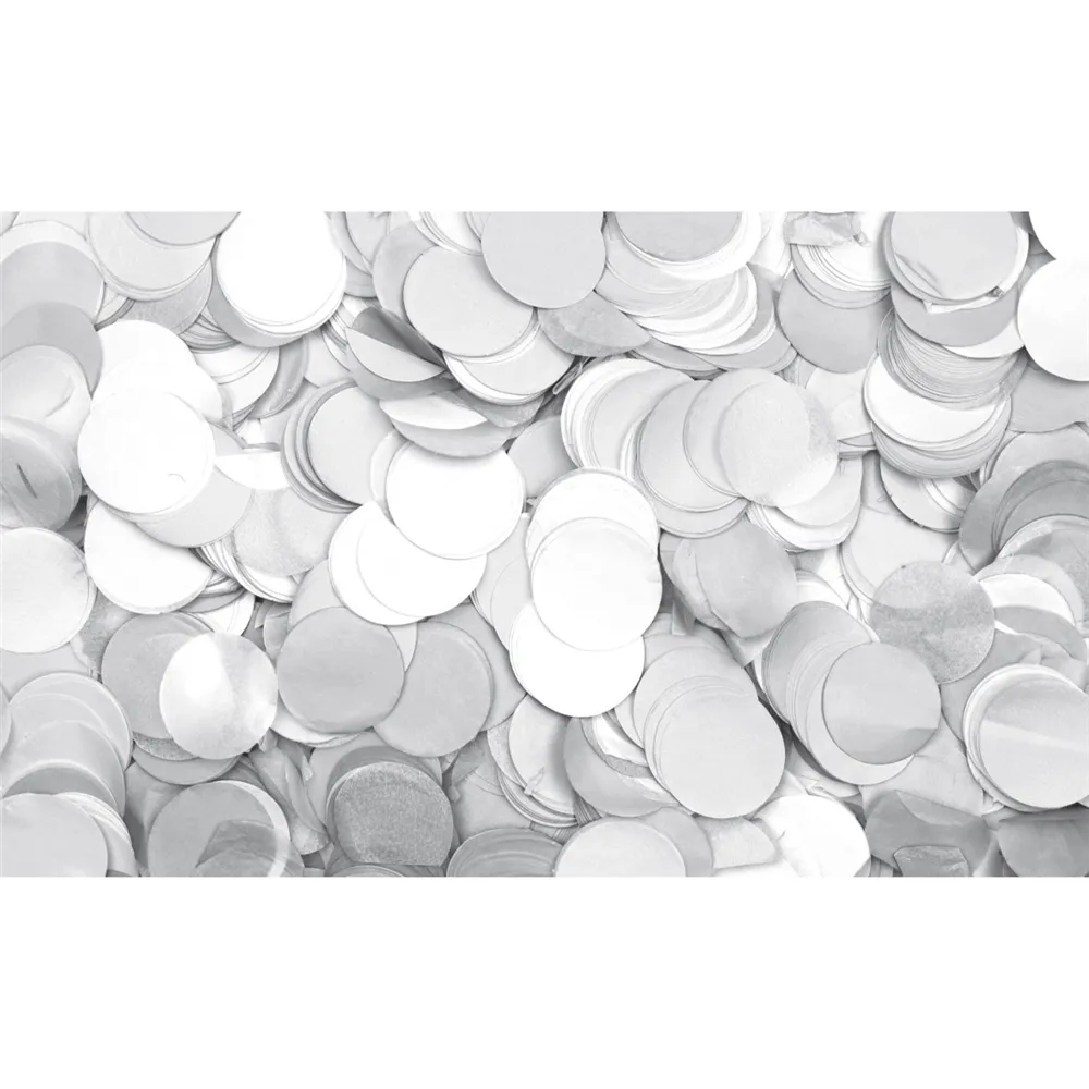 SHOWGEAR Show Confetti Round Ø55mm White 1 kg