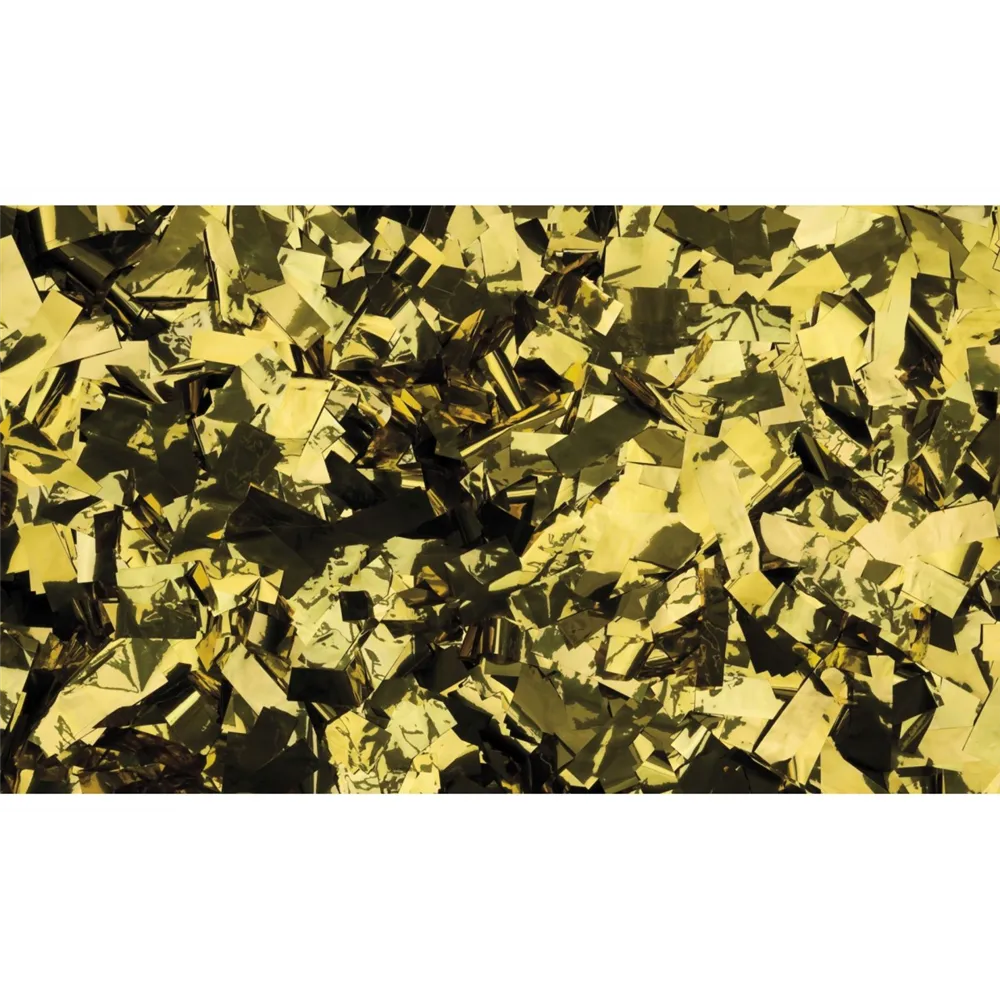 SHOWGEAR Show Confetti Metal Gold Rectangle 1 kg