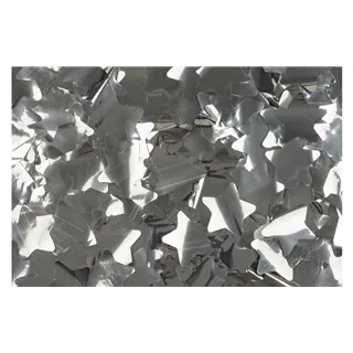 SHOWGEAR Show Confetti Metal Silver Stars 1 kg