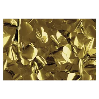 SHOWGEAR Show Confetti Metal Gold Hearts 1 kg