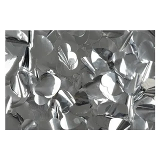 SHOWGEAR Show Confetti Metal Silver Hearts 1 kg