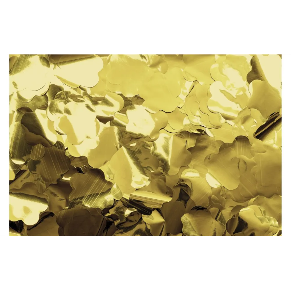 SHOWGEAR Show Confetti Metal Gold Flowers 1 kg