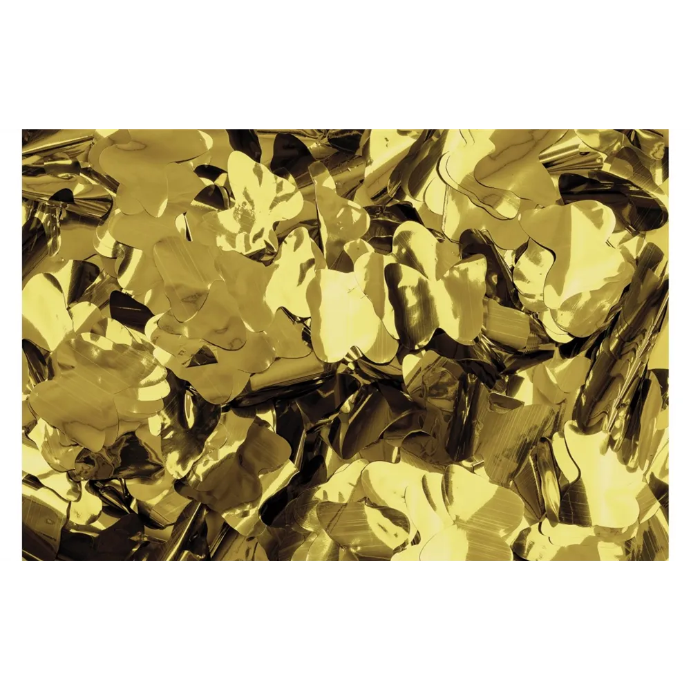 SHOWGEAR Show Confetti Metal Gold Butterflies 1 kg