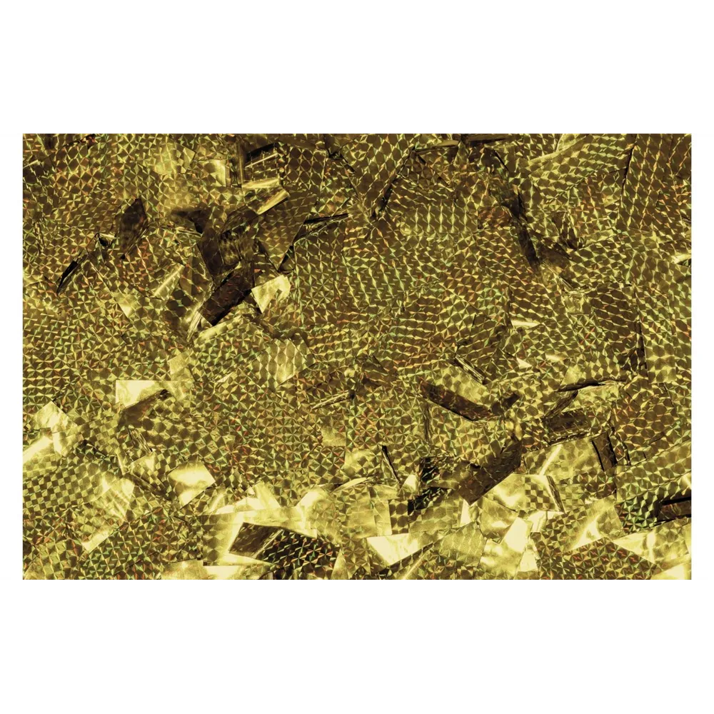 SHOWGEAR Show Confetti Metal Gold Laser 1 kg