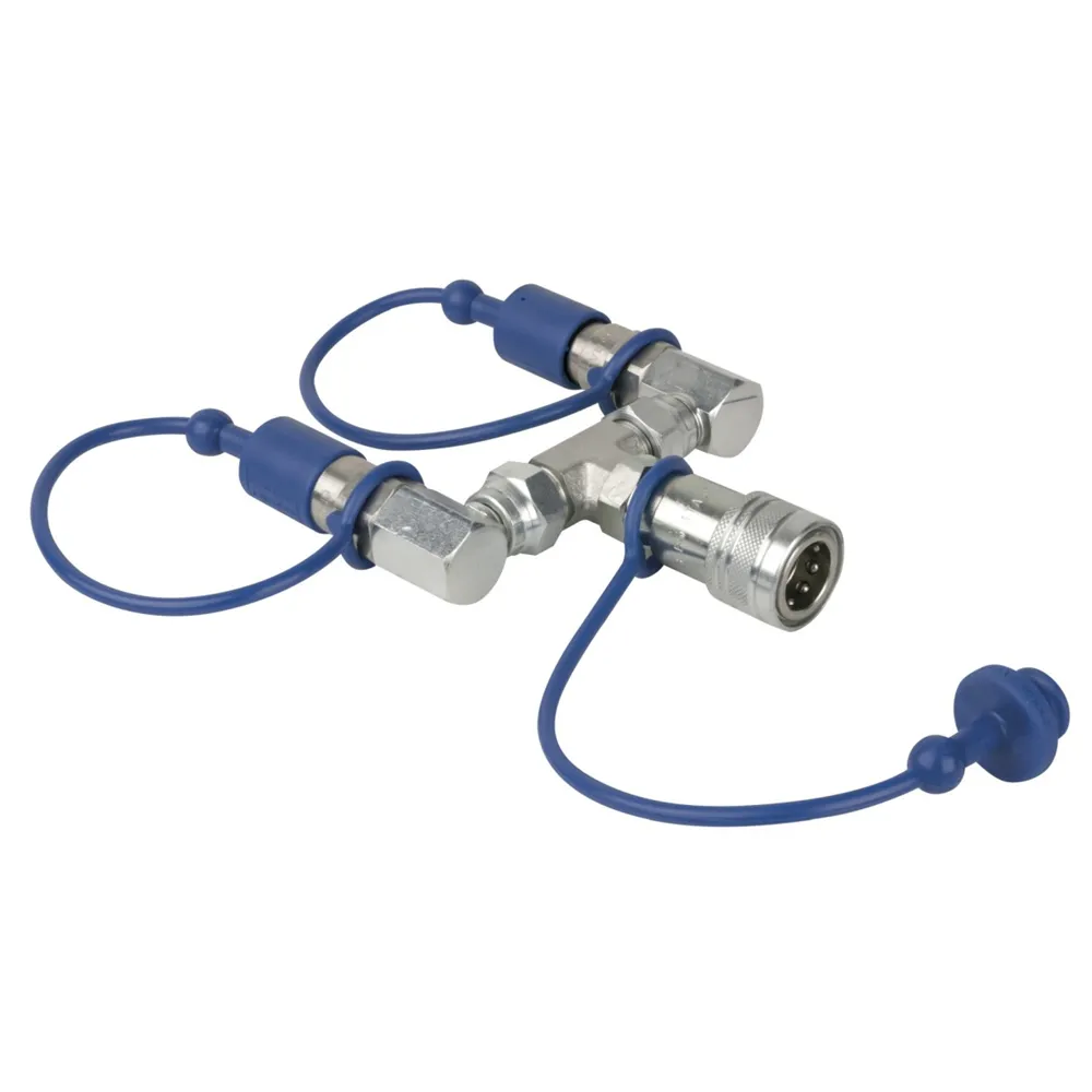 SHOWTEC CO2 3/8 Q-Lock 2-way combiner
