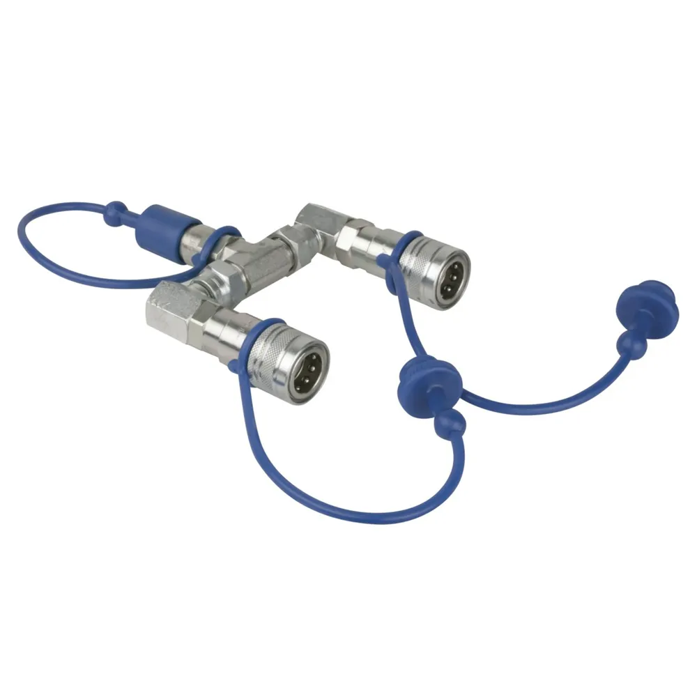 SHOWTEC CO2 3/8 Q-Lock 2-way splitter