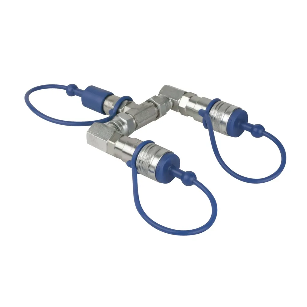 SHOWTEC CO2 3/8 Q-Lock 2-way splitter
