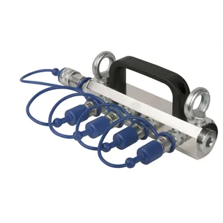 SHOWTEC CO2 3/8 Q-Lock 4-way distributor