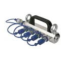 SHOWTEC CO2 3/8 Q-Lock 4-way distributor