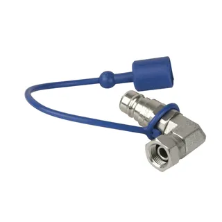 SHOWTEC CO2 90° 3/8 to Q-lock adapter male