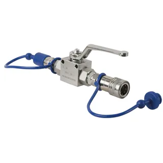 SHOWTEC CO2 Q-Lock Shut-off valve