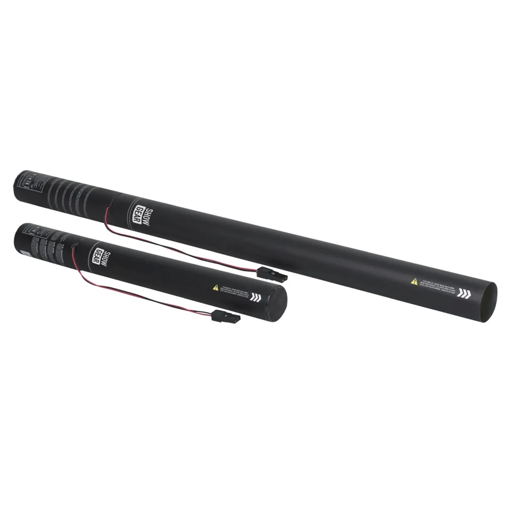 SHOWGEAR Electric confetti cannon Pro 80cm Silver Metallic