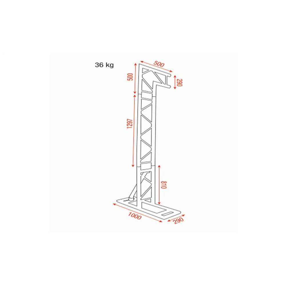 SHOWGEAR Mobile DJ Truss Stand