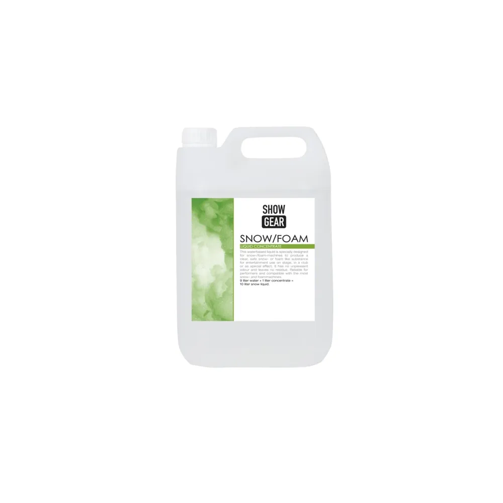 SHOWGEAR Snow/Foam Concentrate 5 litre