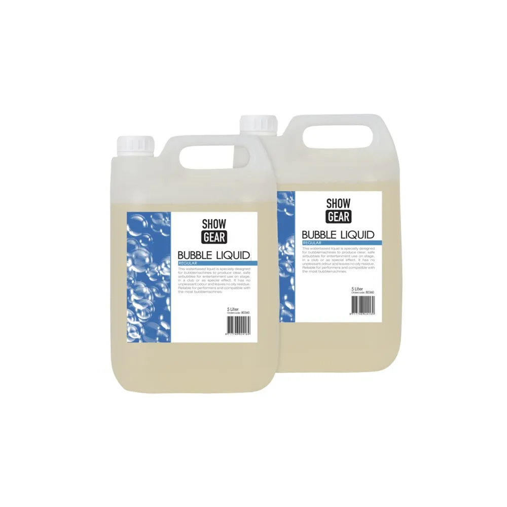 SHOWGEAR Bubble Liquid 5 Liter Ready To Use