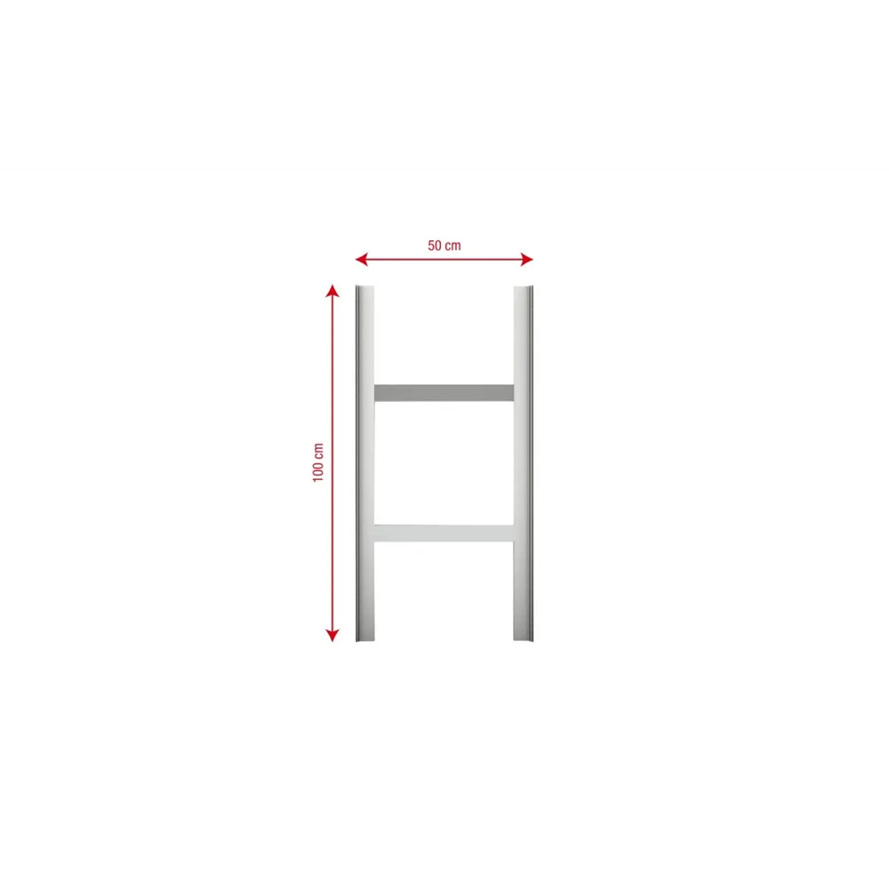 WENTEX SET Frame - H Module extension piece 100x50cm