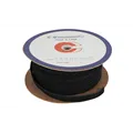 SHOWGEAR Velcro loop, 2cm wide roll sew on Black 100m
