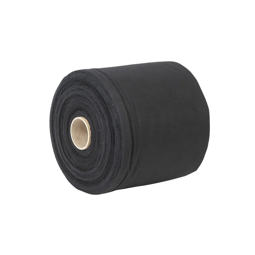 WENTEX Deko-Molton Black roll 20cm 60m x 20cm