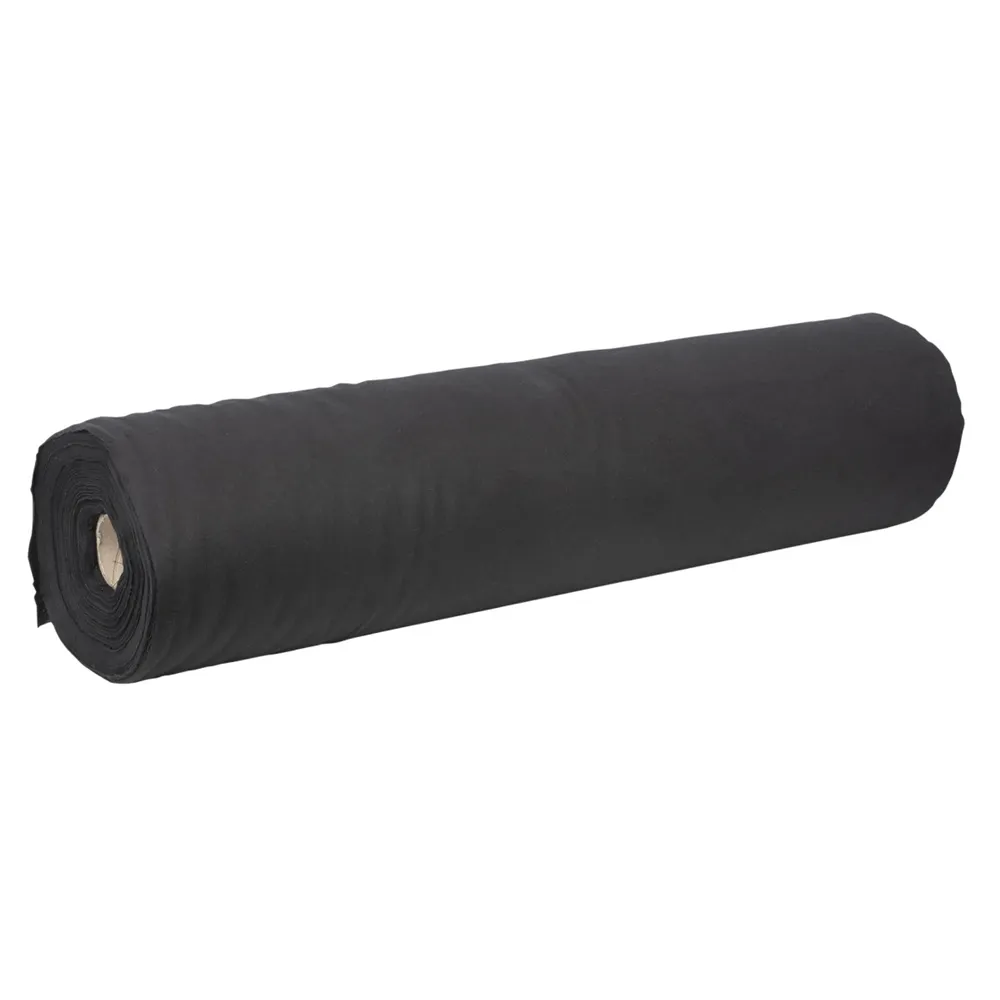 WENTEX Deko-Molton Black roll 80cm 60m x 80cm