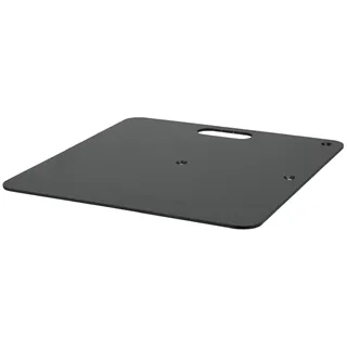 WENTEX Base Plate - Powder coated 450x450mm 8kg Black