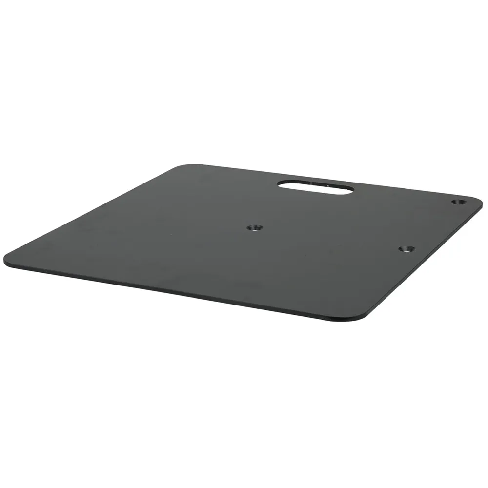 WENTEX Base Plate - Powder coated 450x450mm 8kg Black