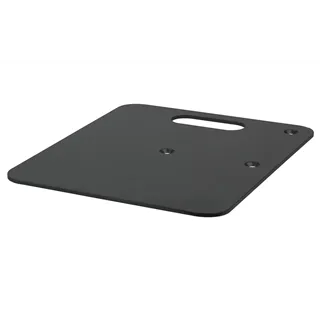 WENTEX Base Plate - Powder coated 600x600mm 14kg Black