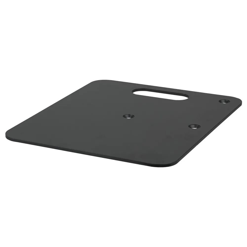 WENTEX Base Plate - Powder coated 600x600mm 14kg Black