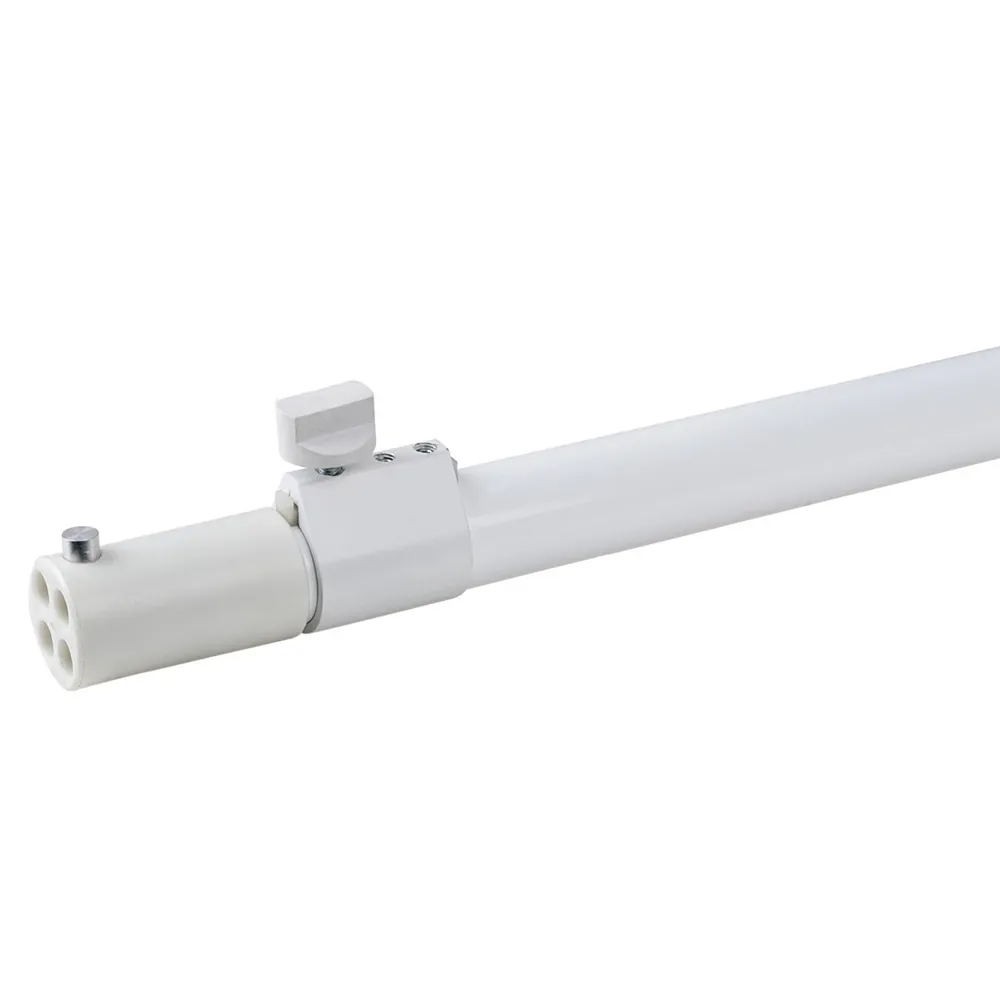 WENTEX Telescopic Upright 2-way White 120x189cm