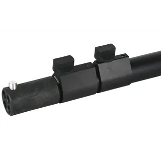 WENTEX Teleskop Stange vertikal - 3-Weg 180 – 420cm - Schwarz