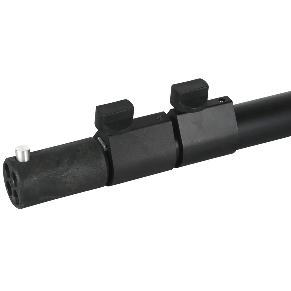 WENTEX Teleskop Stange vertikal - 3-Weg 180 – 420cm - Schwarz