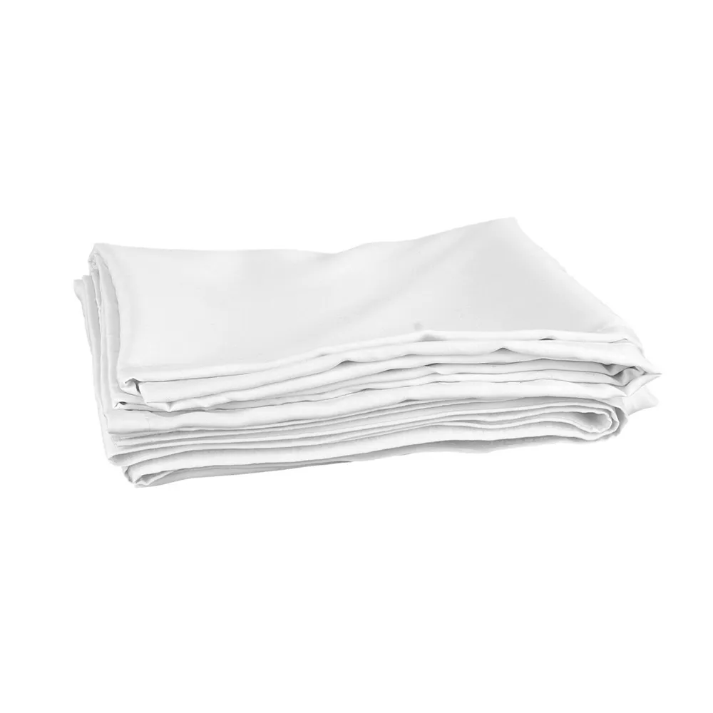 WENTEX P&D Curtain - Medium Gloss Satin 165gr/m² Unpleated White 280x120cm