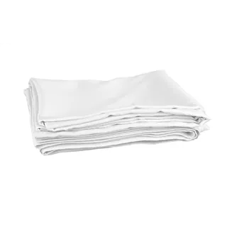 WENTEX P&D Curtain - Medium Gloss Satin 165gr/m² Pleated White 300x500cm