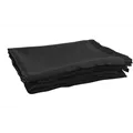 WENTEX P&D Curtain - Medium Gloss Satin 165gr/m² Pleated Black 300x500cm