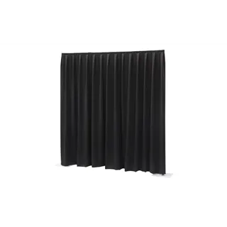 WENTEX P&D Curtain - Molton CS 300gr/m² Pleated Black 300x400cm