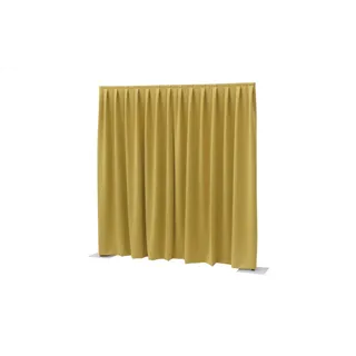 WENTEX P&D Curtain - Dimout 260gr/m² Pleated Yellow 300x300cm