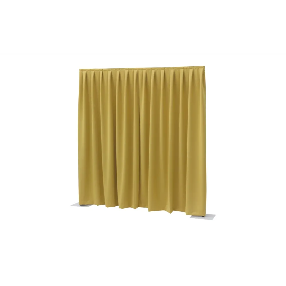 WENTEX P&D Curtain - Dimout 260gr/m² Pleated Yellow 300x300cm