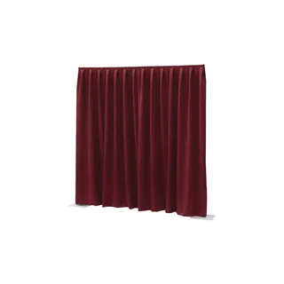 WENTEX P&D Curtain - Dimout 260gr/m² Pleated Red 300x300cm