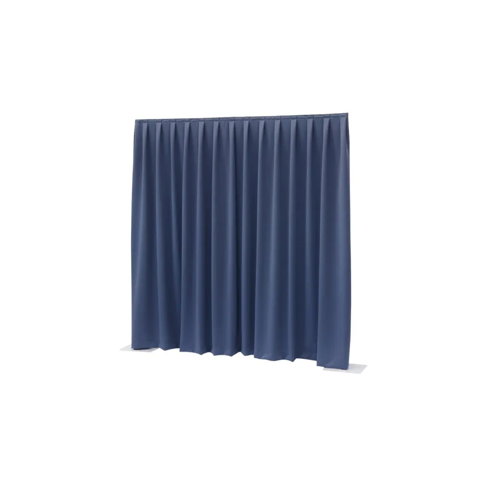 WENTEX P&D Curtain - Dimout 260gr/m² Pleated Blue 300x300cm