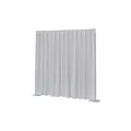 WENTEX P&D Curtain - Dimout 260gr/m² Pleated White 300x400cm