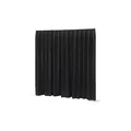 WENTEX P&D Curtain - Dimout 260gr/m² Pleated Black 300x400cm