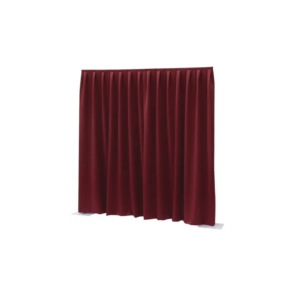 WENTEX P&D Curtain - Dimout 260gr/m² Pleated Red 300x400cm