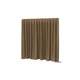WENTEX P&D Curtain - Dimout 260gr/m² Pleated Brown 300x400cm
