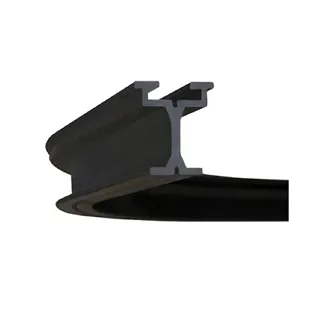 WENTEX Eurotrack - Corner 90° - Black R 1000mm - stop 200mm