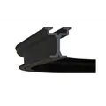 WENTEX Eurotrack - Corner 90° - Black R 1000mm - stop 200mm