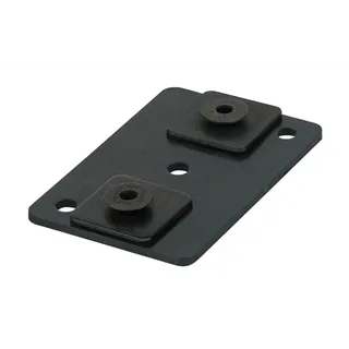 WENTEX Eurotrack - Ceiling mount (loose part) Black (powder coated)