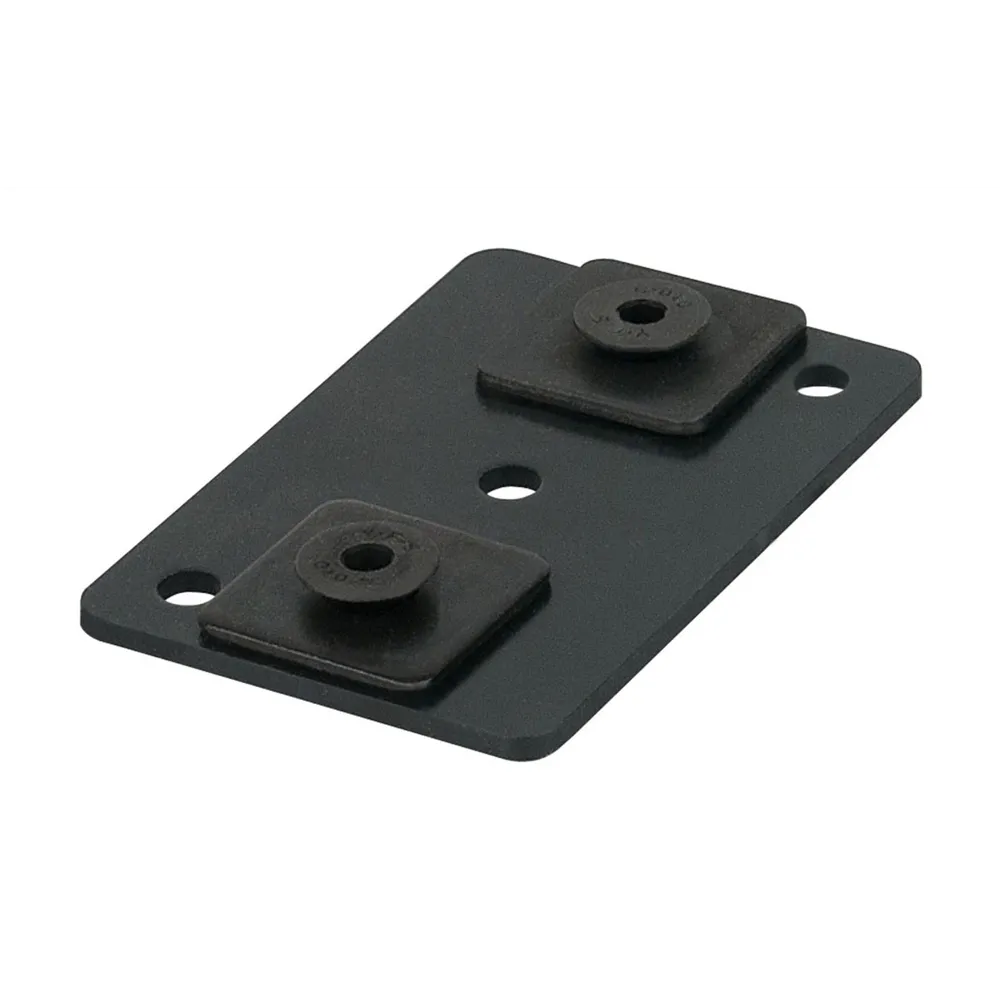 WENTEX Eurotrack - Ceiling mount (loose part) Black (powder coated)