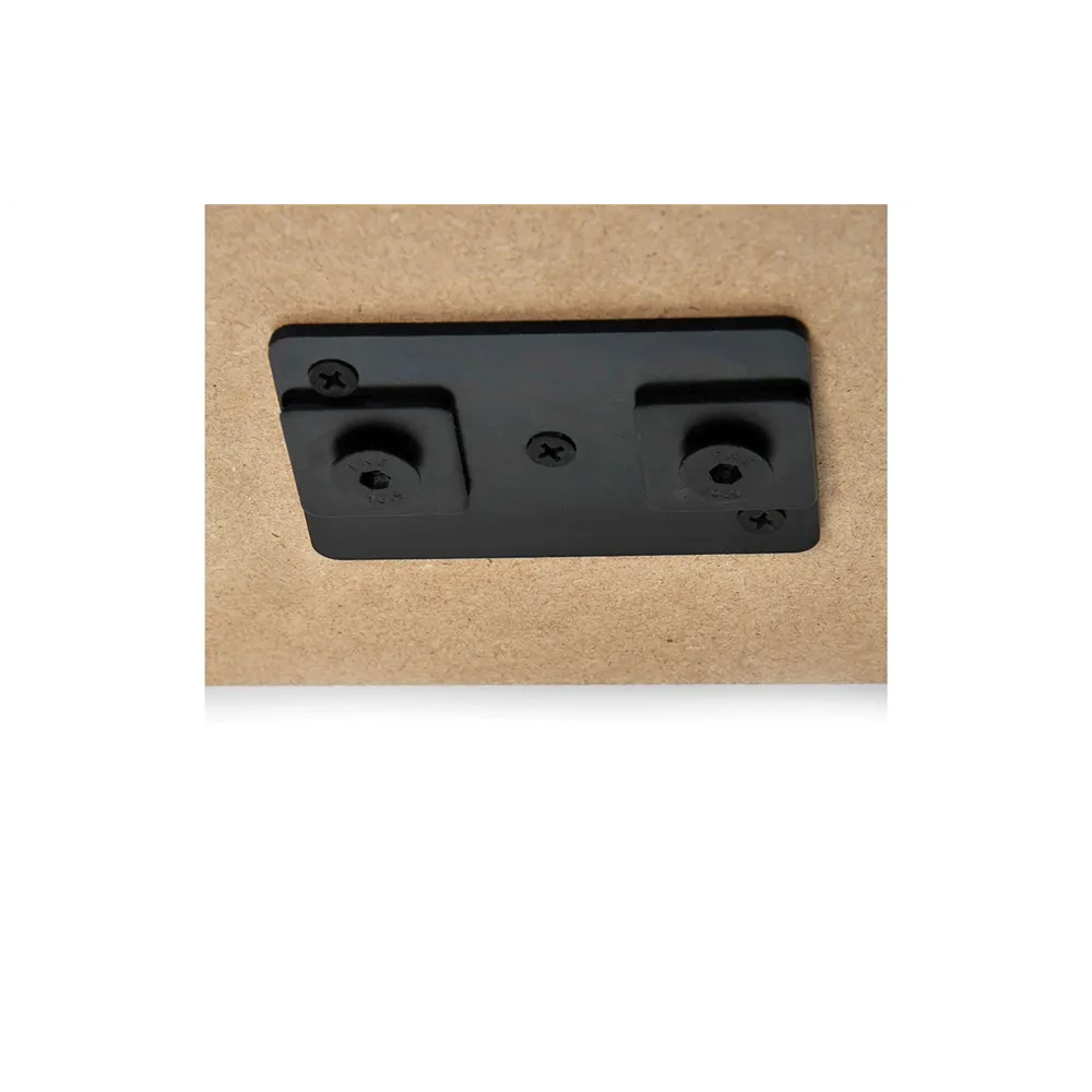 WENTEX Eurotrack - Ceiling mount (loose part) Black (powder coated)